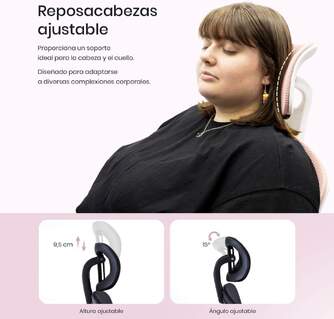 SILLA DE OFICINA WOXTER ERGO PINK  