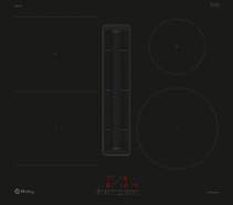 Placa de inducción Balay 3EBC963ER - 4 zonas, 60 cm, extractor integrado, 7400 W, Temporizador,Negro