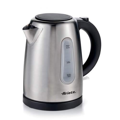 Hervidor Ariete 2847 - 1,7 L, 2000 W, Negro, Inox