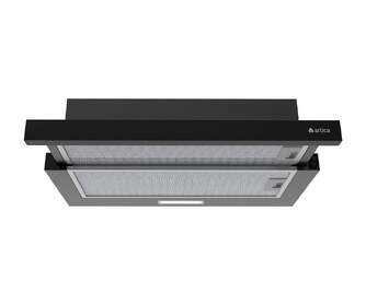 CAMPANA ARTICA ASLIDE60BN 60CM B NEGRA