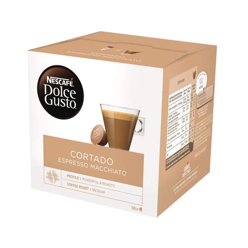 Cápsulas Dolce Gusto Cortado Macchiato - 16 Cápsulas