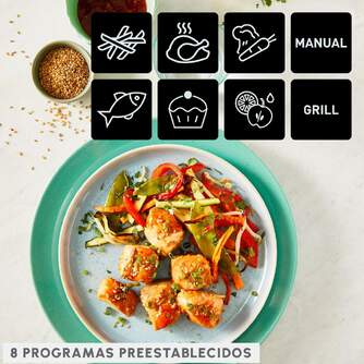 FREIDORA AIRE MOULINEX EZ905D 8,3L DUAL (5,2 3,1L)