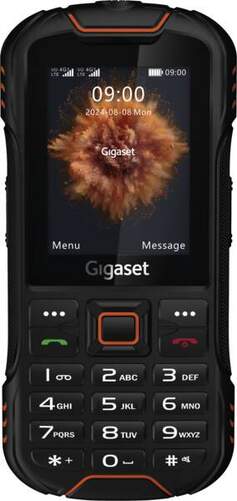 Tel&eacute;fono m&oacute;vil Gigaset GLX8 Plus Negro - 4G, pantalla 2,4", bluetooth 5.1, 2500 mAh, rugerizado