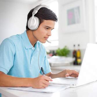 AURICULARES NGS VOX 805 CON CABLE USB C BLANCO