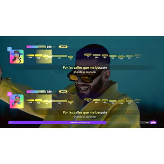 JGO. SWITCH LETS SING 2025   2 MICROFONOS