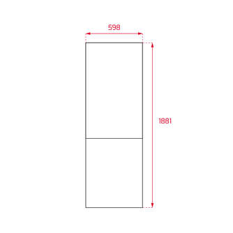 FRICOM. TEKA NFL345C 188x60 NF INOX DSP 40672051