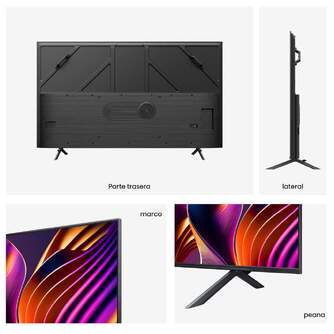 TV HISENSE 85%%%quot; 85E7NQ PRO UHD QLED SMART TV 144HZ
