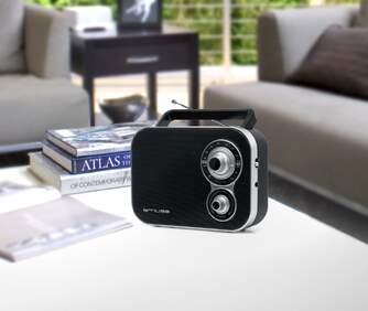 RADIO PORTATIL MUSE M-051R FM/AM NEGRO