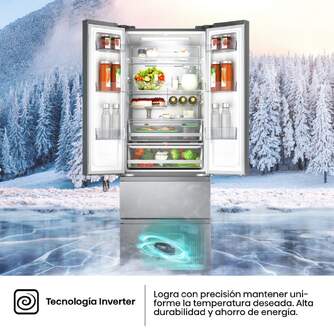 FRI. HISENSE RF632N4AIC1 201x70 NF INOX DSP METALT