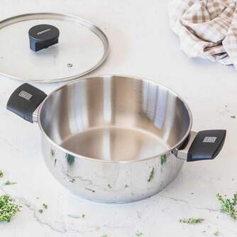 CACEROLA MONIX 20CM ELITE CON TAPA VIDRIO