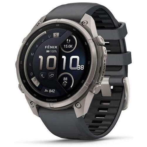 Smartwatch Garmin Fenix 9 Pro Gris 43 mm - 1,3" AMOLED, 18 d&iacute;as de autonom&iacute;a, Mapas integrados
