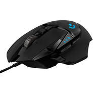 Ratón Logitech G502 Hero - Ratón Gaming con 25600 DPI, 11 botones programables, Negro