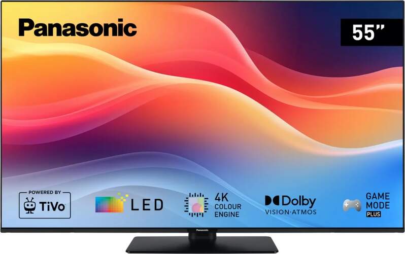 TV Panasonic 55" LED TB-55W61AEZ - 4K Ultra HD, Smart TV TiVO, Dolby Vision y Atmos 10W, HDR10