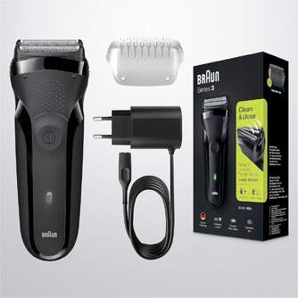 AFEITA. BRAUN 300BT SERIE3 30MIN CAB.LAVABLE