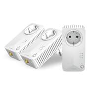 Adaptador PLC Strong Powerline 600 Triple Pack - 600 mbit/s, IEEE 802.3/802.3u, 16A, Ethernet r&aacute;pido