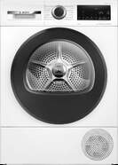 Secadora Bomba Calor Bosch WQG235D1ES - 8 kg, Clase C, Display, Blanco