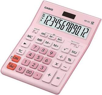 CALCULADORA CASIO GR-12 ROSA