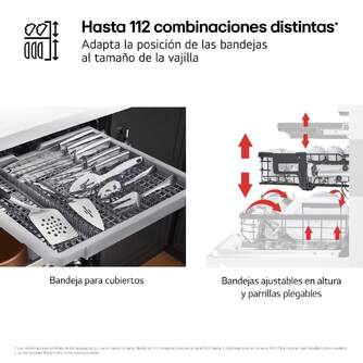 LVJ. LG DF355FW BLANCO INV. 3%%%#170;BAND QUADW DSP