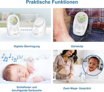 VIGILA BEBES VTECH DM1212 AUDIO BLANCO