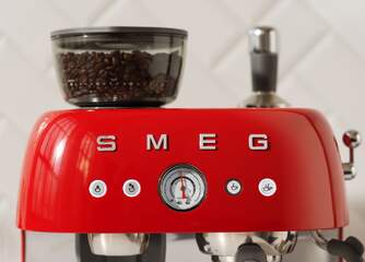 CAFET. SMEG EGF03RDEU MOLIN 20B 1650W EXPRESS ROJA