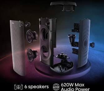ALTAVOZ HISENSE PARTY THUNDER 620W BT 18H KARAOKE