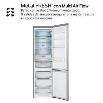 FRICOM. LG GBV7270CPY 203x60 INOX DSP METALFRESH