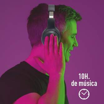 AURICULARES ELBE ABTA10G DIADEMA MICROF ANC GRIS