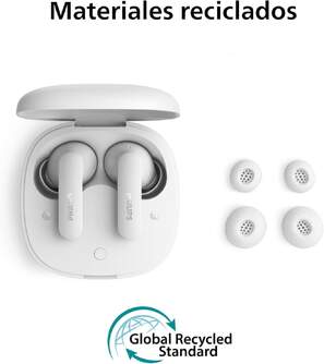 AURICULARES PHILIPS TAT2200WT/00 TWS ANC 36H BL