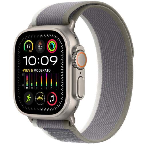 SmartWatch Apple Ultra 2 MRF43TY/A - 4G, Bluetooth 5.3, Verde, Gris