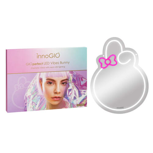 Espejo InnoGIO 759BN Bunny - Luces LED, cable USB, ligero