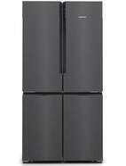 Frigor&iacute;fico Americano Siemens KF96NAXEA - 183x91 cm, 4 puertas, Clase E, No Frost, Negro Inox