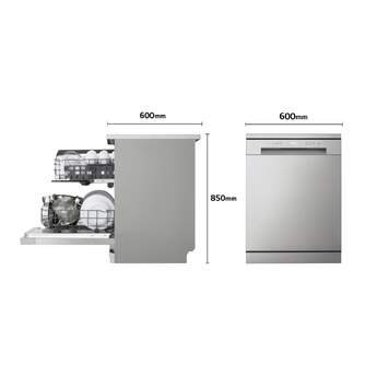 LVJ. LG DF142FV 5P QUADWASH 45DB INOX