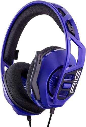 Auriculares Nacon RIG300S Cosmic Gaming - Licencia Oficial PS5, Ligero, Azul Marino y Negro