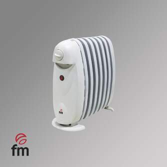 RADIADOR ACEITE FM R7MINI 7 ELEMENTOS, 800W. TEMP. REGULABLE