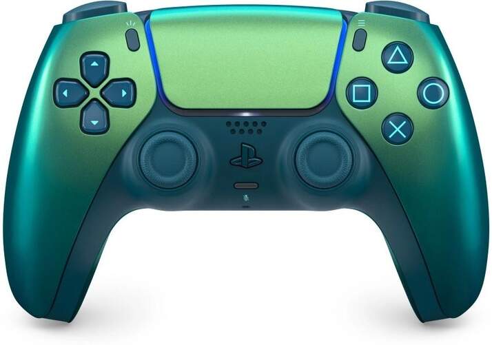 Mando Sony PlayStation 5 Dualsense Chroma Teal V3 - Inal&aacute;mbrico, carga USB-C, vibraci&oacute;n, giroscopio