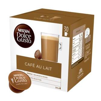 ESTUCHE DOLCE GUSTO CAFE AU LAIT 30CAP