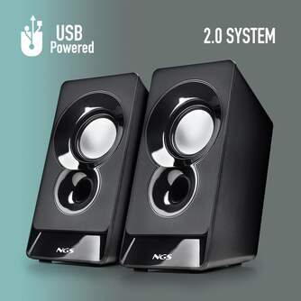 ALTAVOZ NGS PARA PC 12W NEGRO