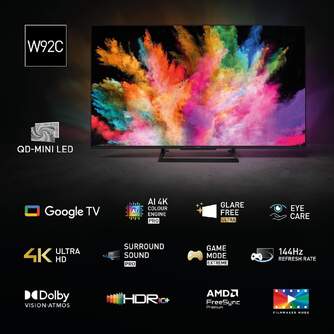 TV PANASONIC 55%%%quot; TN55W90C UHD MINILED GOOGLETV 120