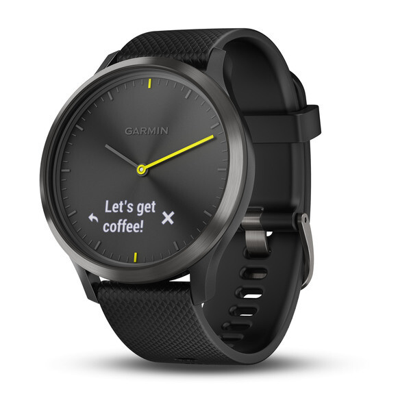 SmartWatch Garmin Vívomove HR Negro - Frec. Cardíaca, Registro Actividades