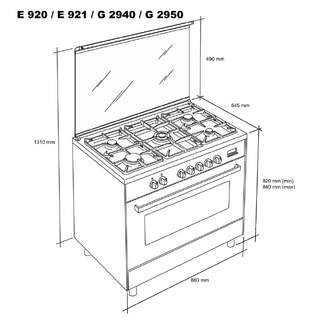 COCI. MEIRELES G2950 DVTEW 5F QUEMADOR TRIPLE