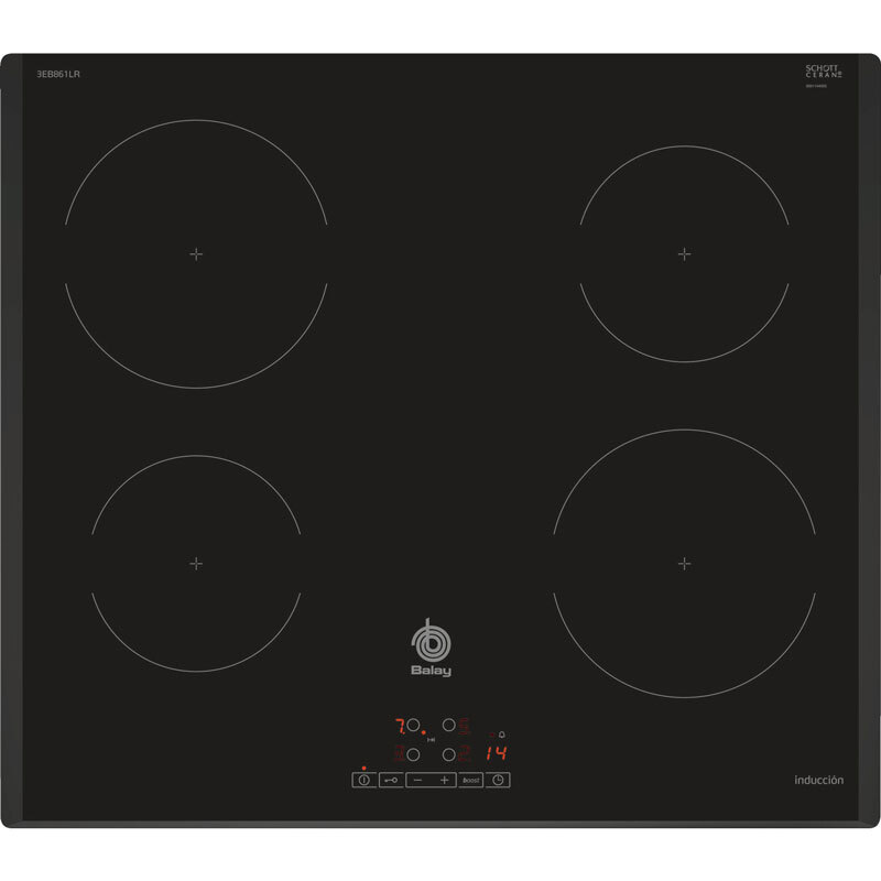 Placa Inducción Balay 3EB861LR - 60cm, 4 Zonas
