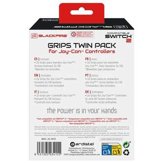 GRIPS X2 BLACKFIRE MANDOS JOY-CON SWITCH 2