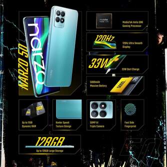 SMARTPHONE REALME NARZO 50 4/128 6,6%%%quot; BLUE