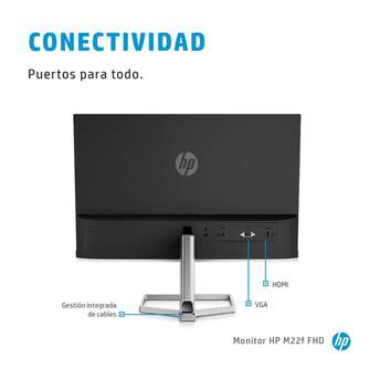 MONITOR HP  M22F 21,5%%%quot; 1920 X 1080 FHD NEGRO PLATA