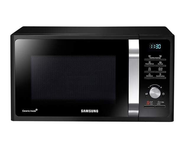 Microondas Samsung MG28F303TAK/EC - 900W + Grill, 28 Litros, 20 Funciones, Negro