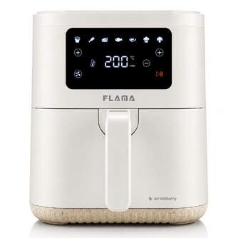 FREIDORA AIRE FLAMA 651FL 6L DIG.SLIM PEARL WHITE