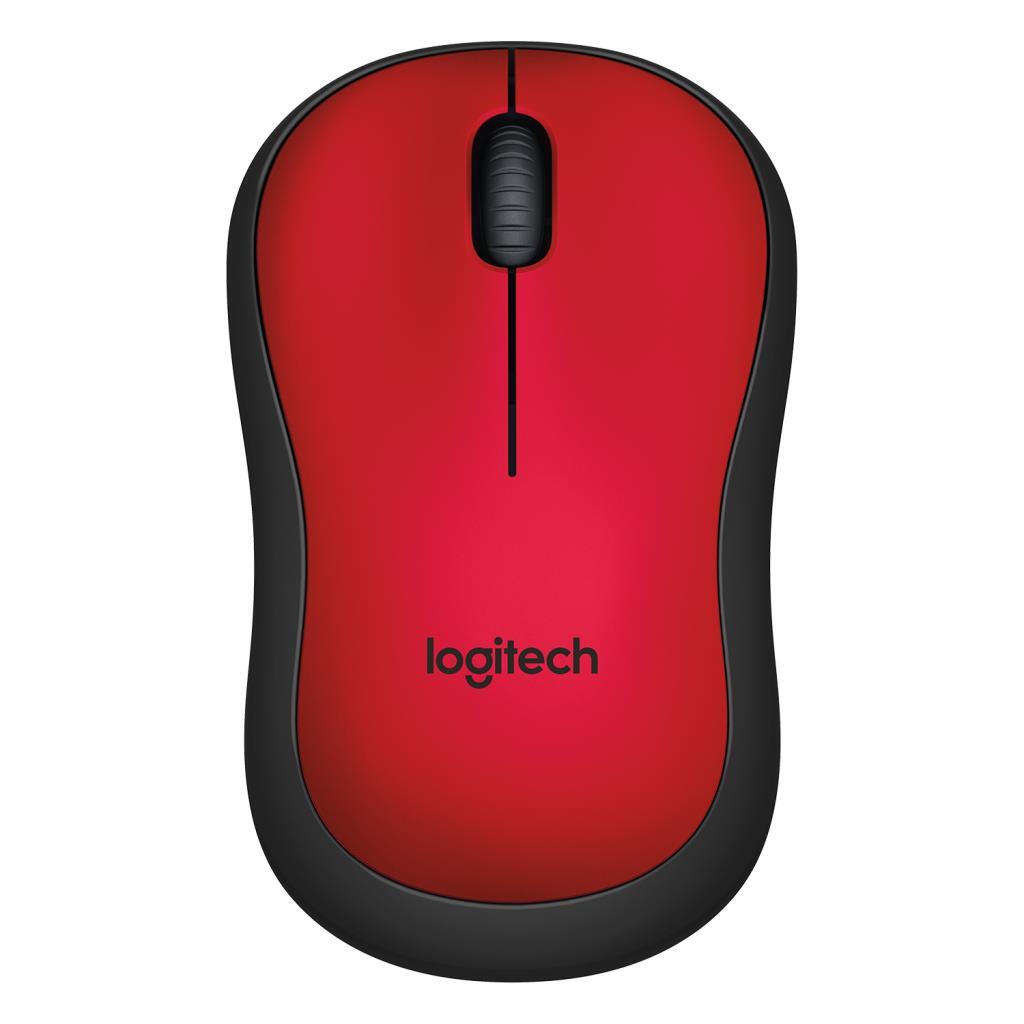 Logitech M220 Rf 1000dpi ambide silent rojo ambidextro silencioso dpi1000 3 botones mouse wireless 2.4 ghz receptor usb seguimiento con resolución 1000 batería 18 meses raton inalambrico 910004880
