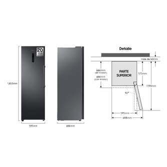 CONG.VER SAMSUNG RZ32M7535B1/EF 185x60 315L GRAF