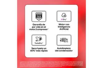 SECADORA LG RHX5009TLB 9K WIFI BCO