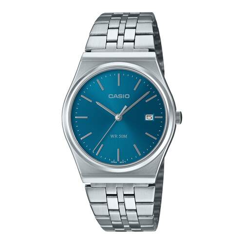 Reloj Casio Collection Hombre MTP-B145D-2A2VEF - Resistente al agua 5 bares, esfera analógica, plata